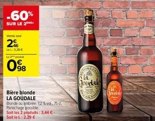 bière blonde La Goudale