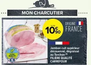 jambon cuit carrefour