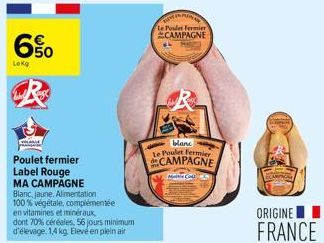 poulet fermier Label 5