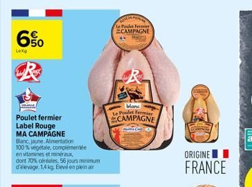 poulet fermier Label 5