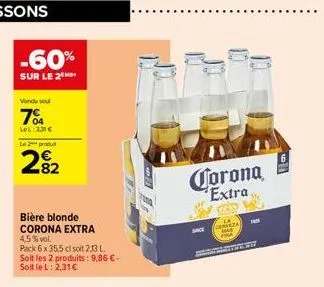 bière blonde corona