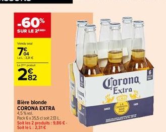 bière blonde Corona