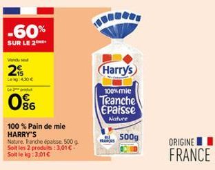 pain de mie Harry's