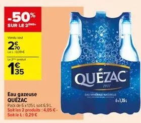 eau gazeuse quézac