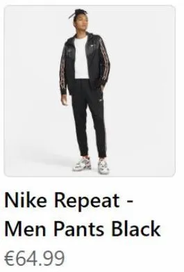 nike repeat - men pants black  €64.99 