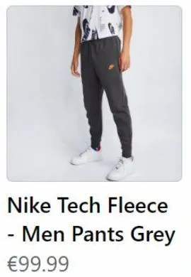 nike tech fleece  men pants grey €99.99 