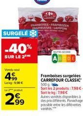 framboises Carrefour