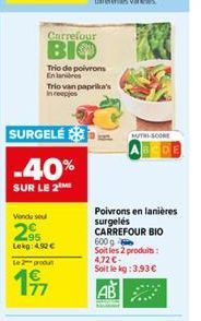 poivrons Carrefour