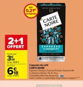 capsules de café 