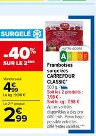 framboises Carrefour