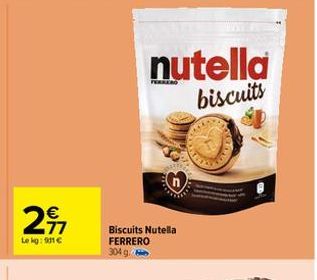 biscuits Nutella