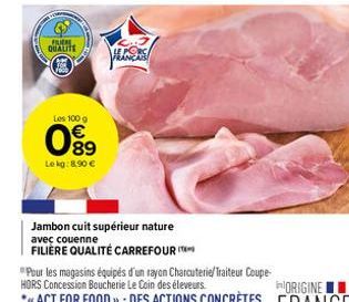 jambon cuit Carrefour