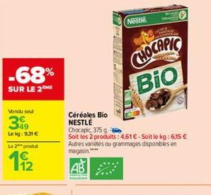 céréales bio Chocapic