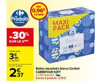boîtes Carrefour