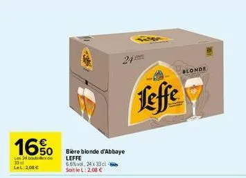 bière blonde leffe