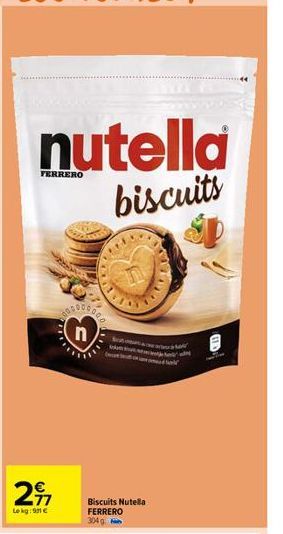 biscuits Nutella