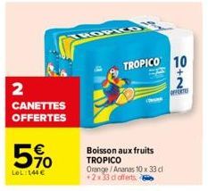 boisson aux fruits Tropico