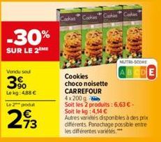 cookies Carrefour