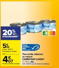 pêche Carrefour