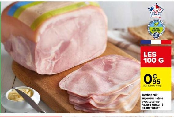 jambon cuit Carrefour