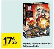 17%25  MY HERO ACADEMIA  My Hero Academia Tome 34-Edition collector 