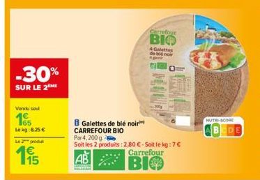 galettes de blé Carrefour