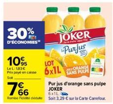 jus d'orange Joker