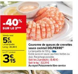 queues de crevettes Delpierre