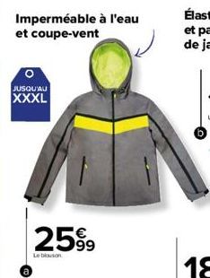 Imperméable à l'eau et coupe-vent  O  JUSQU'AU  XXXL  2599  Le blouson 