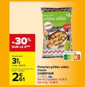 pistaches Carrefour