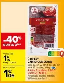 chorizo carrefour