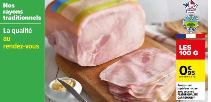 jambon cuit Carrefour