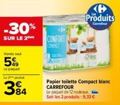 papier toilette Carrefour