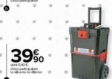 39%  dont 0,40 € déco participation La sorte de dent 