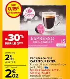 capsules de café carrefour