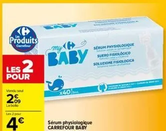 sérum physiologique carrefour