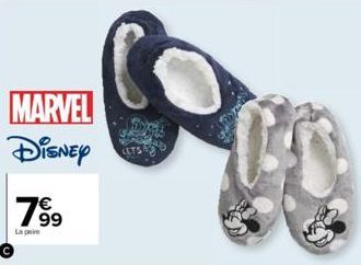 MARVEL  DISNEY  7.99  €  La paire 