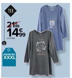 TEX  2199  14.99  Letshirt  JUSQU'AU  XXXL  PAK  S 