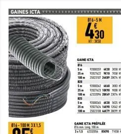 gaines icta  gaine icta  816  sm  016-5 m  430  ht: 358  100m  822  sm  25m  100m  825  sm  92000365 6:30 525 t 25m 92027424 1449012642 t 10025023108 444793099  92000359 44:30 3658 92827622 9810 7658 