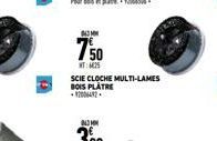 043  750  T25  SCIE CLOCHE MULTI-LAMES BOIS PLATRE 