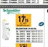 Schneider Electric  Det  1715  NT: 1429  NF 