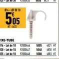 FIXE-TUBE 816-Lot de 10 820-Lot de 10 825-Lot de 18  016-LTE 10  505 