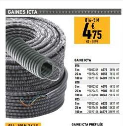 GAINES ICTA  GAINE ICTA  816  Sm  016-5M  475  100m  822  Sm  25m  100m  825  Sm  92000365 6420 517  25m 92027624 1640013633 T 10025023108 44479 209  92000359 4475 396 HT 92827622 855 713 25023187 246