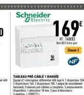 schneider electric  169€  ht: 14083 den 12- classe 2  nf 