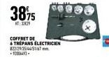 3875  HT: 32429  COFFRET DE 6 TREPANS ELECTRICIEN 022/29/35/44/51/67mm -12004493. 