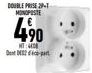 DOUBLE PRISE 20-T MONOPOSTE  4,⁹0  M  De 