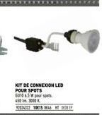 KIT DE CONNEXION LED POUR SPOTS GU10 6.5 W pour spets 450m 3000K  9282632710415 44 