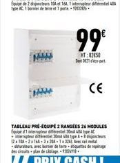 99€  HT: 8250 021-part  CE 