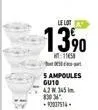 le lot  13⁹⁰  5 ampoules gu10 42w 345 m 1303 -92037514-