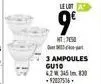 melot at  ht:750  3 ampoules gu10 4.2 345830 